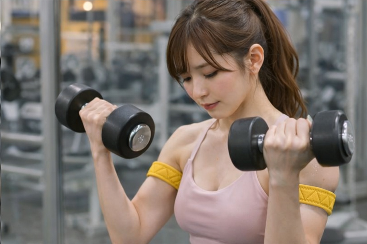 たくちゃんの日常（肩と腕のハイブリッド加圧トレーニング）