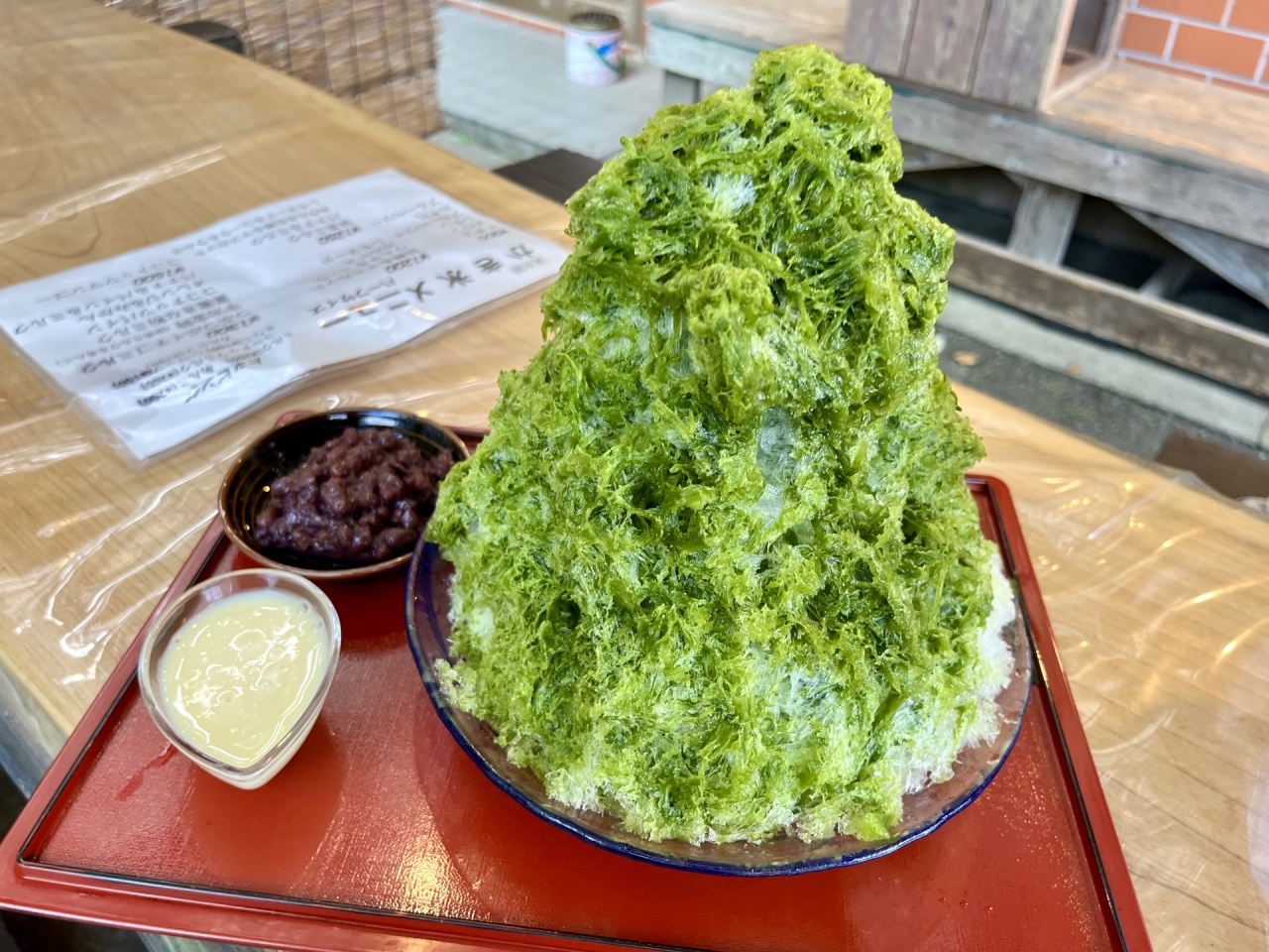 たくちゃんの日常（大山かき氷）